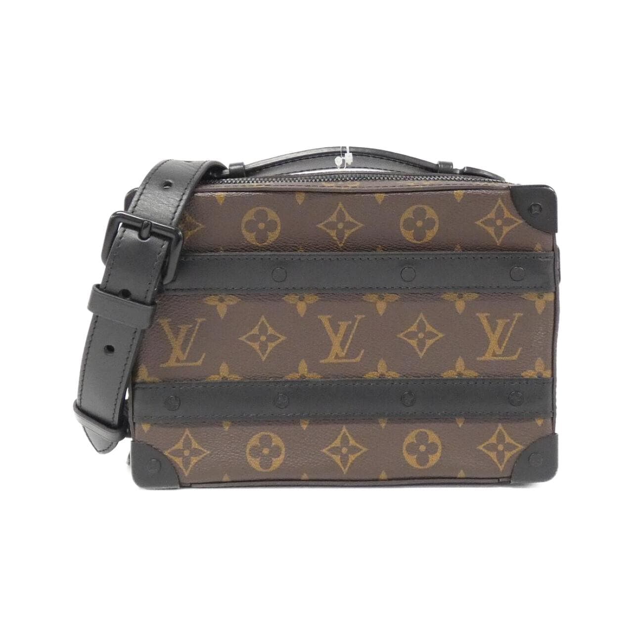 LOUIS VUITTON Monogram Macassar Handle Soft Trunk M45935 肩背包