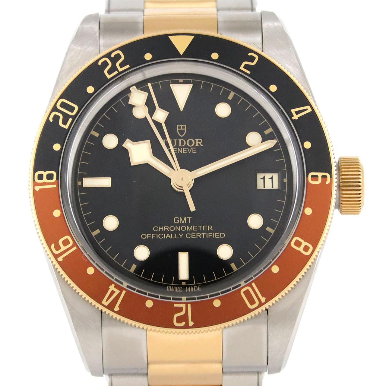 チューダー/チュードル ブラックベイGMT S&G M79833MN-0001 SSxCG 自動巻
