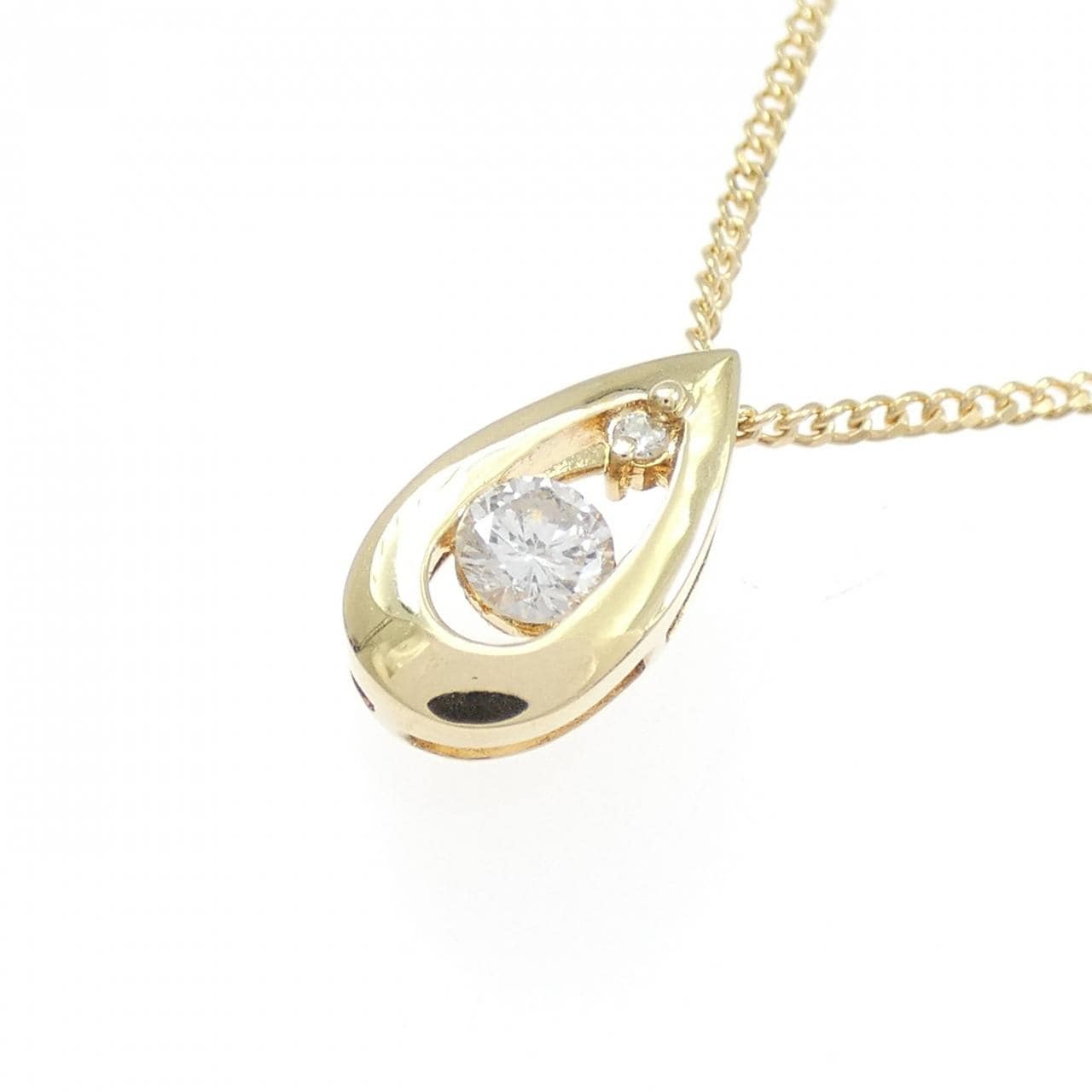 K18YG ダイヤモンド ネックレス 0.20CT