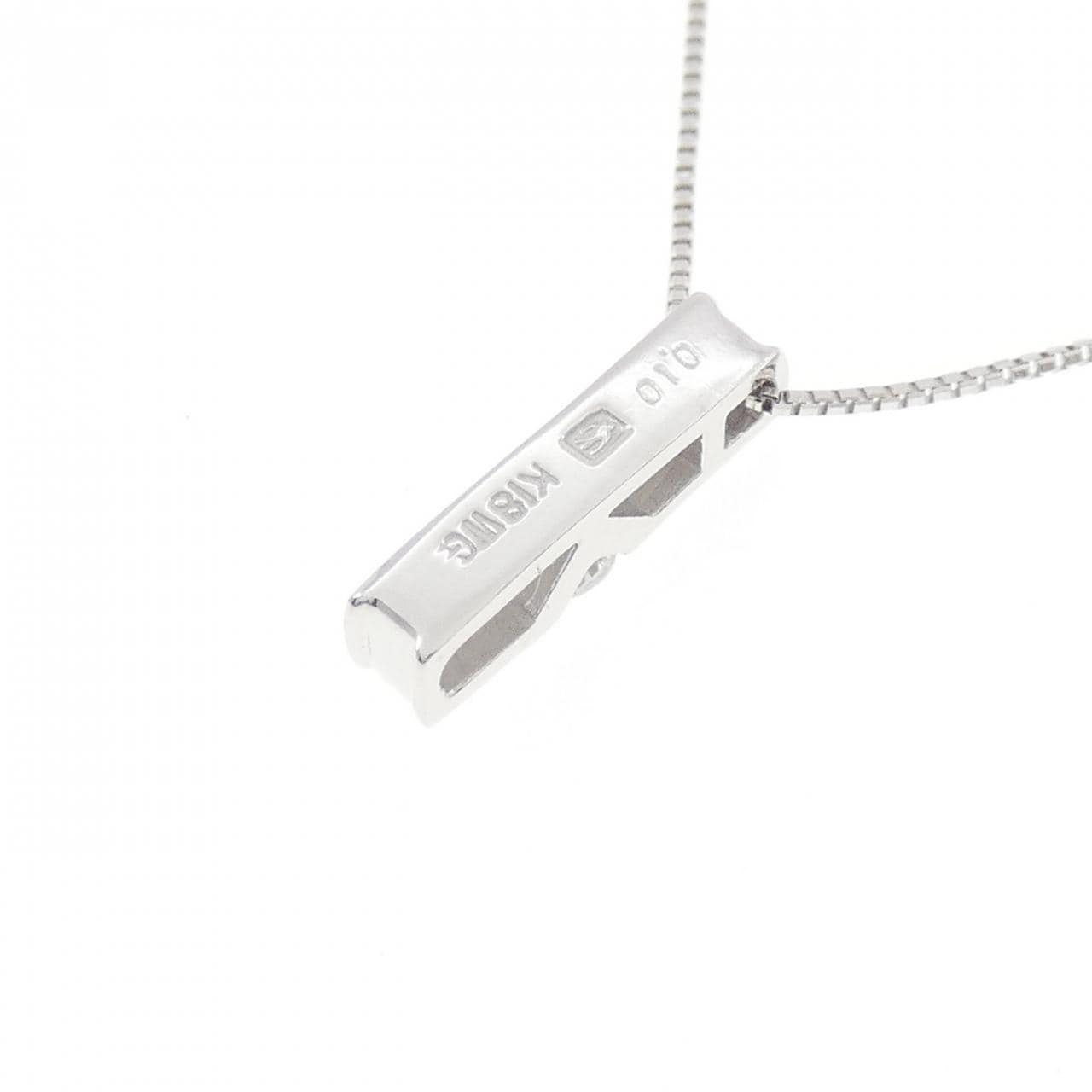 K18WG ダイヤモンド ネックレス 0.10CT