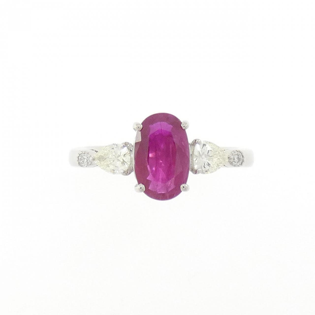 PT900 ルビー リング 1.05CT
