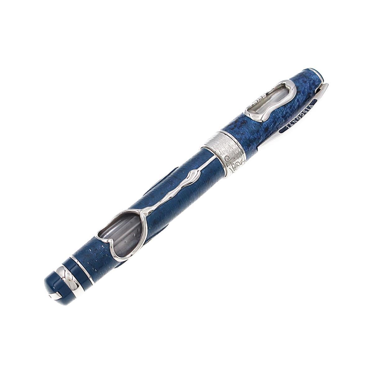 VISCONTI薩爾瓦多·達利純銀藍色 V65618 鋼筆