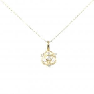 K18YG/K10YG ダイヤモンド ネックレス 0.11CT