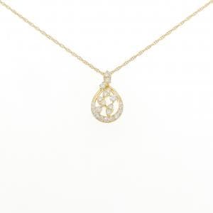 K18YG ダイヤモンド ネックレス 0.35CT