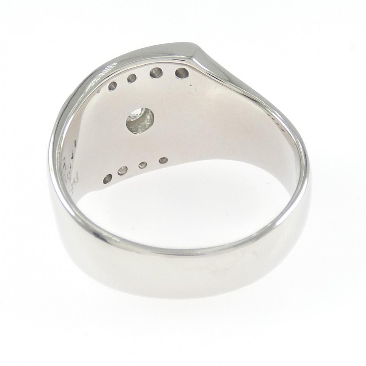 PT850钻石戒指，0.31克拉