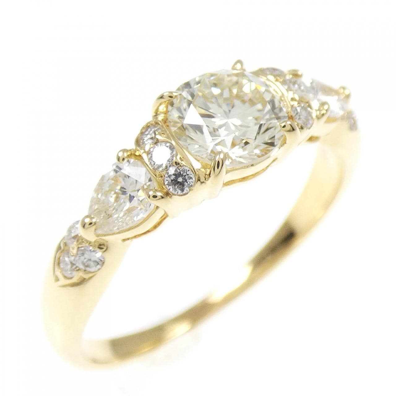 K18YG ダイヤモンド リング 0.68CT