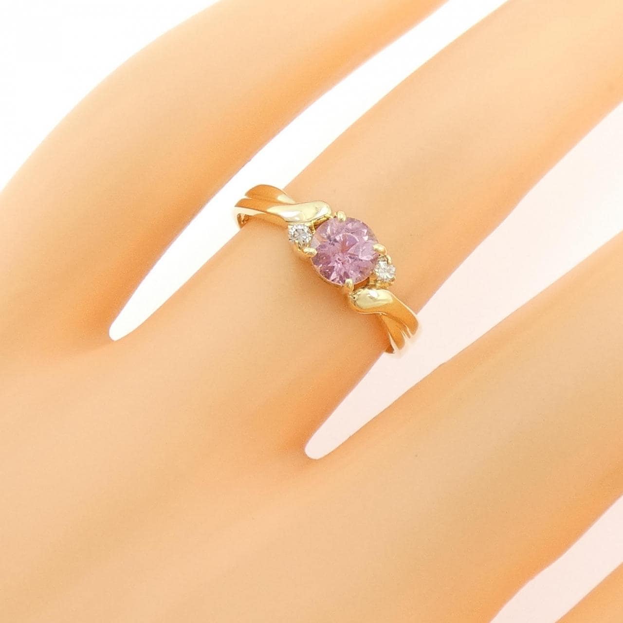 K18YG トルマリン リング