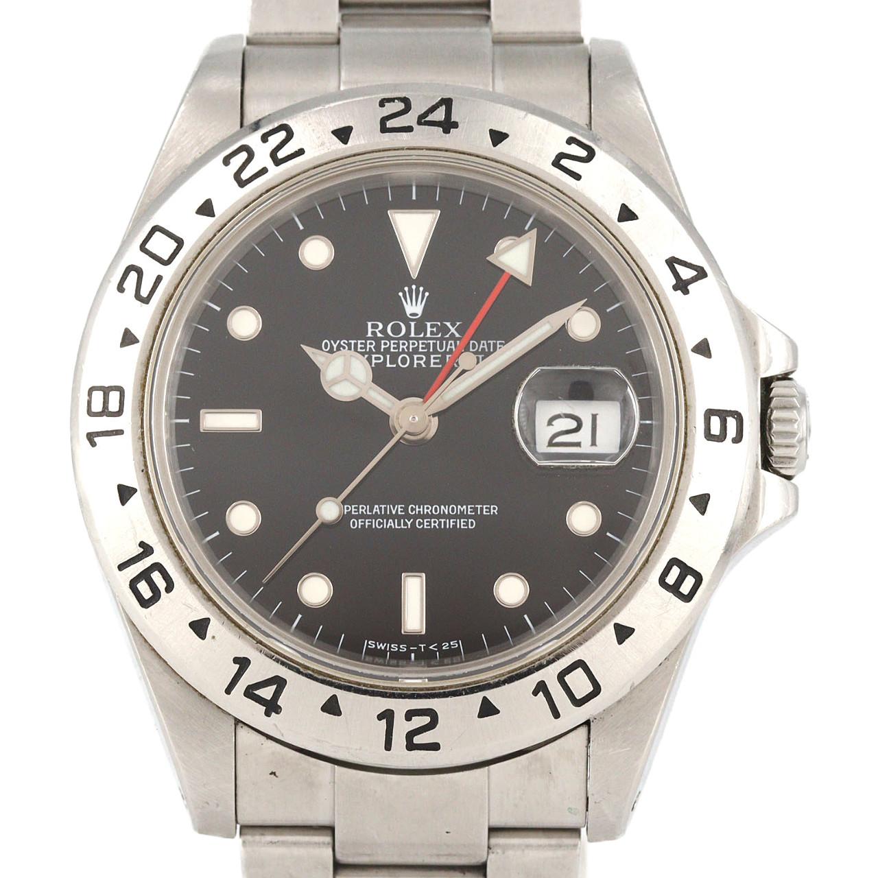 【ノーメンテナンス還元価格】ロレックス エクスプローラーⅡ 16570 SS 自動巻 N番