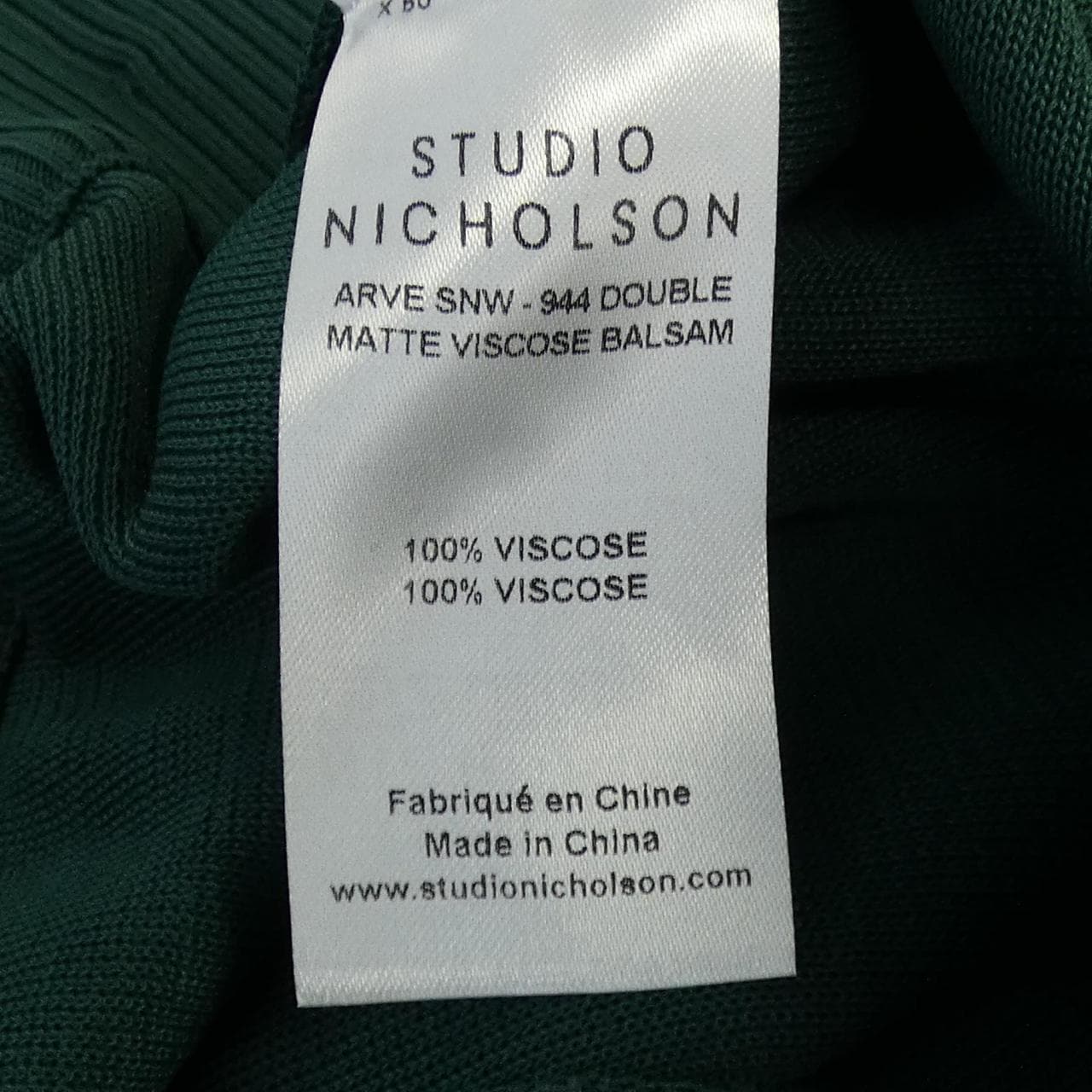 スタジオニコルソン STUDIO NICHOLSON パンツ