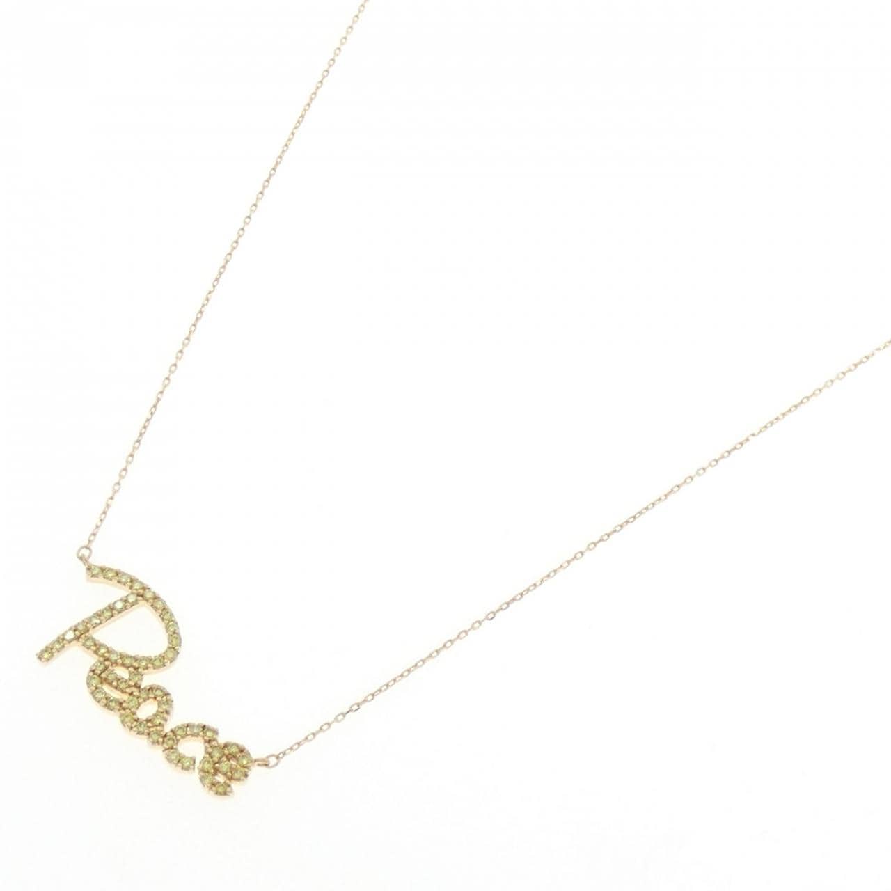 K18YG ダイヤモンド ネックレス 0.29CT