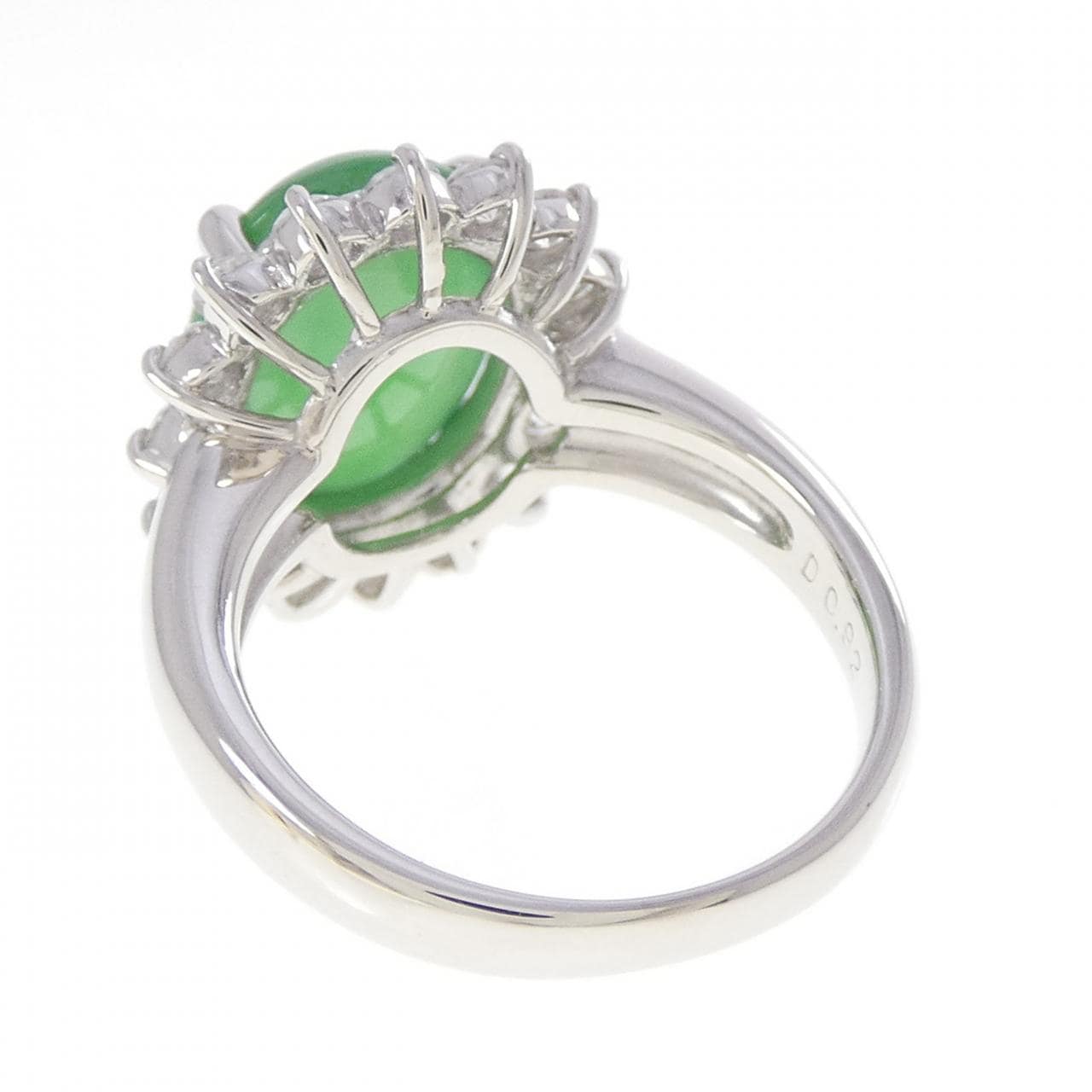 PT900 ヒスイ リング 5.35CT