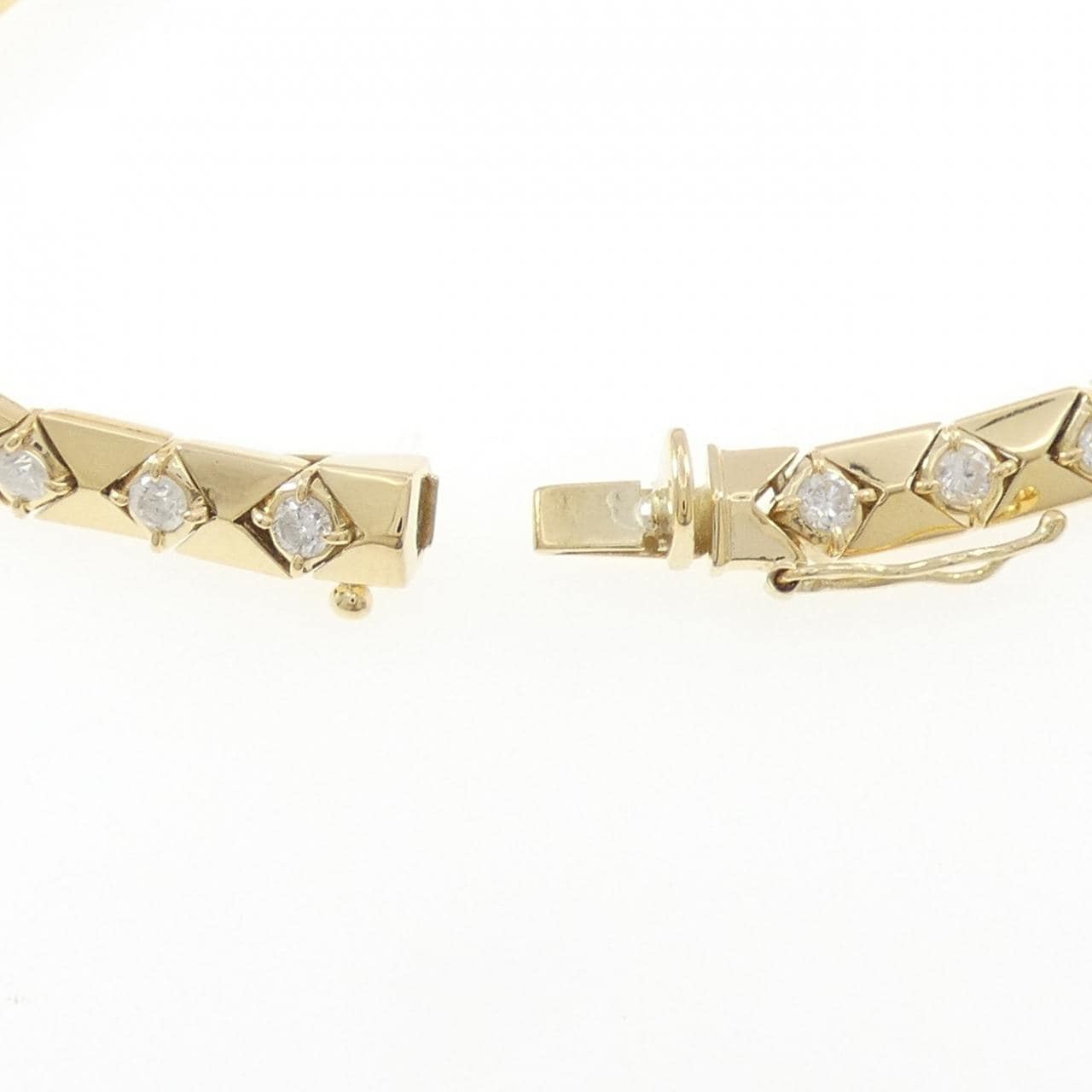 K18YG ダイヤモンド ブレスレット 2.20CT