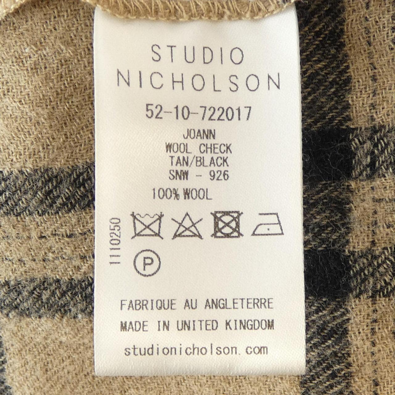 スタジオニコルソン STUDIO NICHOLSON パンツ