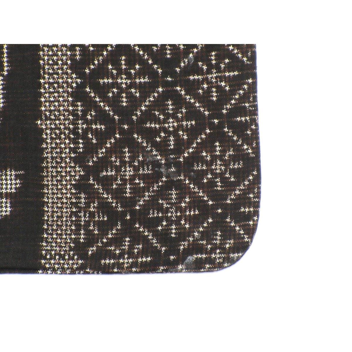 紬　九マルキ　証紙付　身幅２Ｌ寸【本場奄美大島紬】