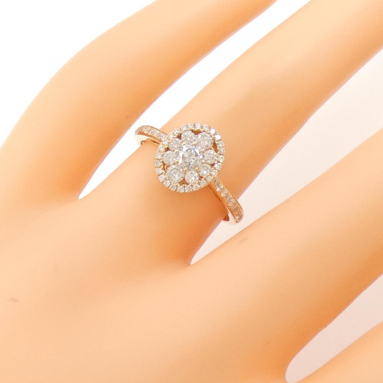 750PG ダイヤモンド リング 0.66CT