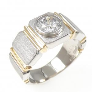 PT900/K18YG ダイヤモンド リング 1.132CT