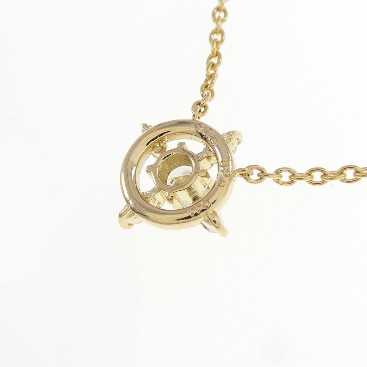 K18YG ダイヤモンド ネックレス 0.20CT