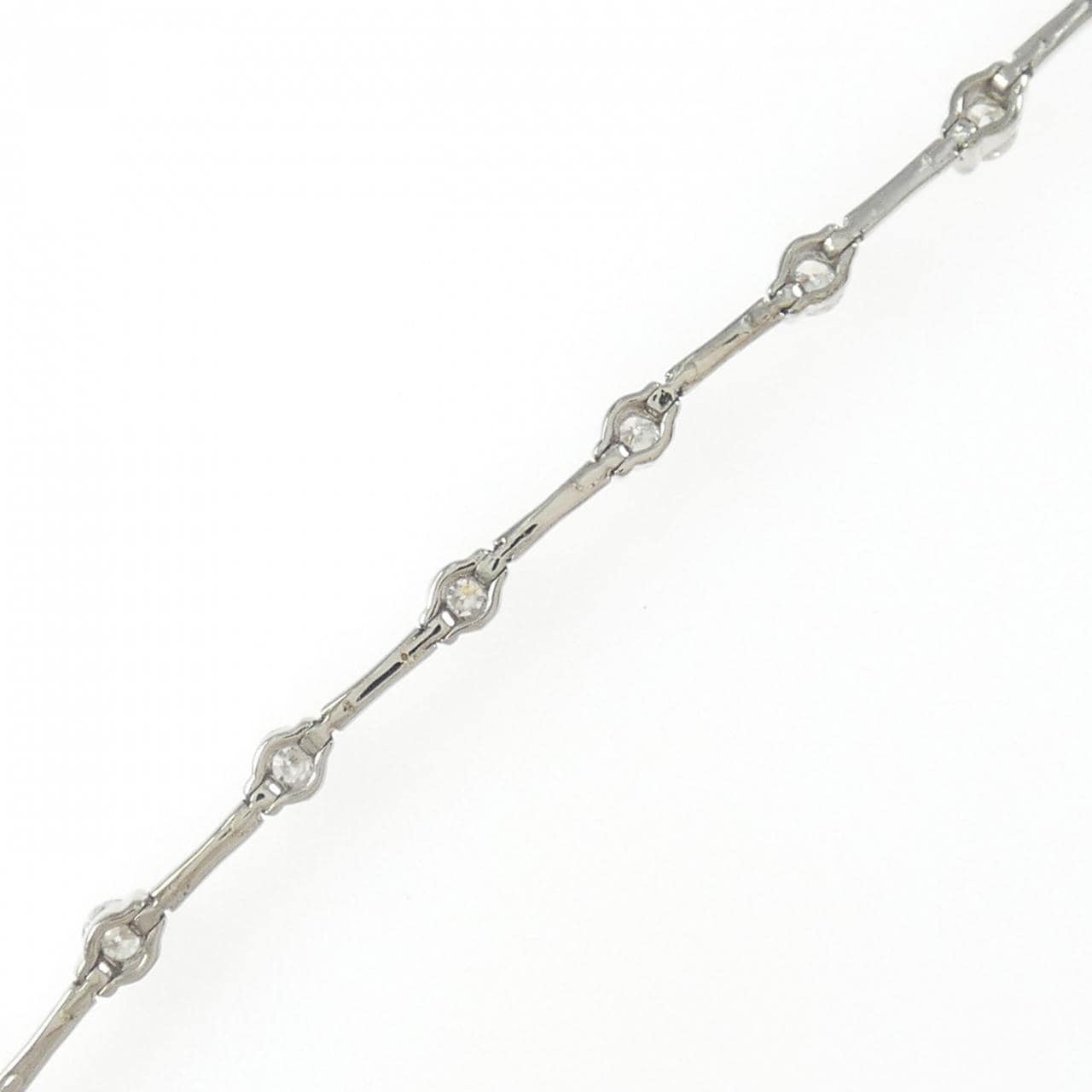 K18WG ダイヤモンド ブレスレット 1.50CT
