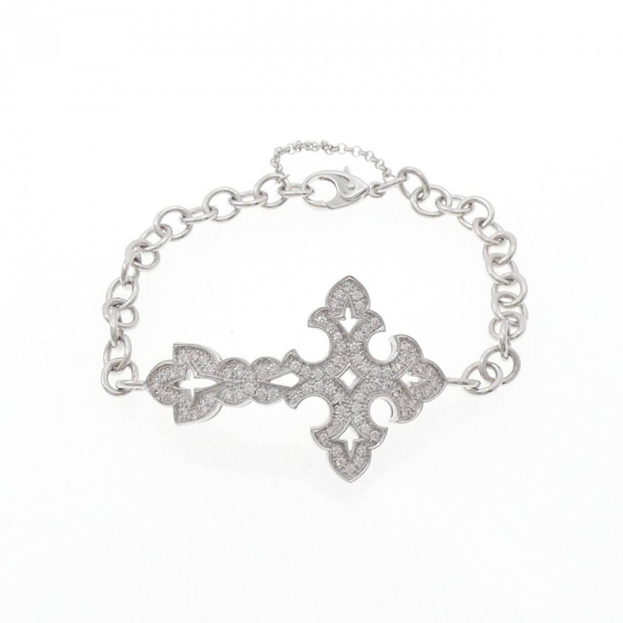 K18WG Diamond bracelet