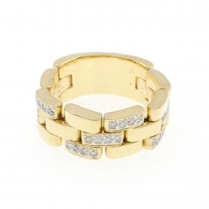 K18YG/K18WG ダイヤモンド リング 0.45CT