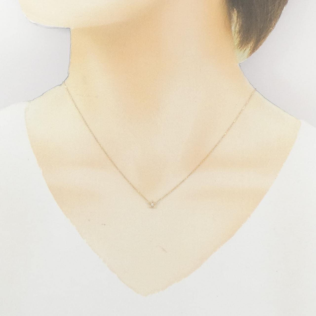 スタージュエリー ネックレス 0.02CT