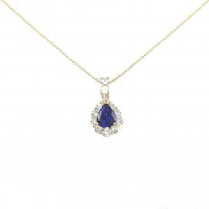 K18YG サファイヤ ネックレス 0.74CT