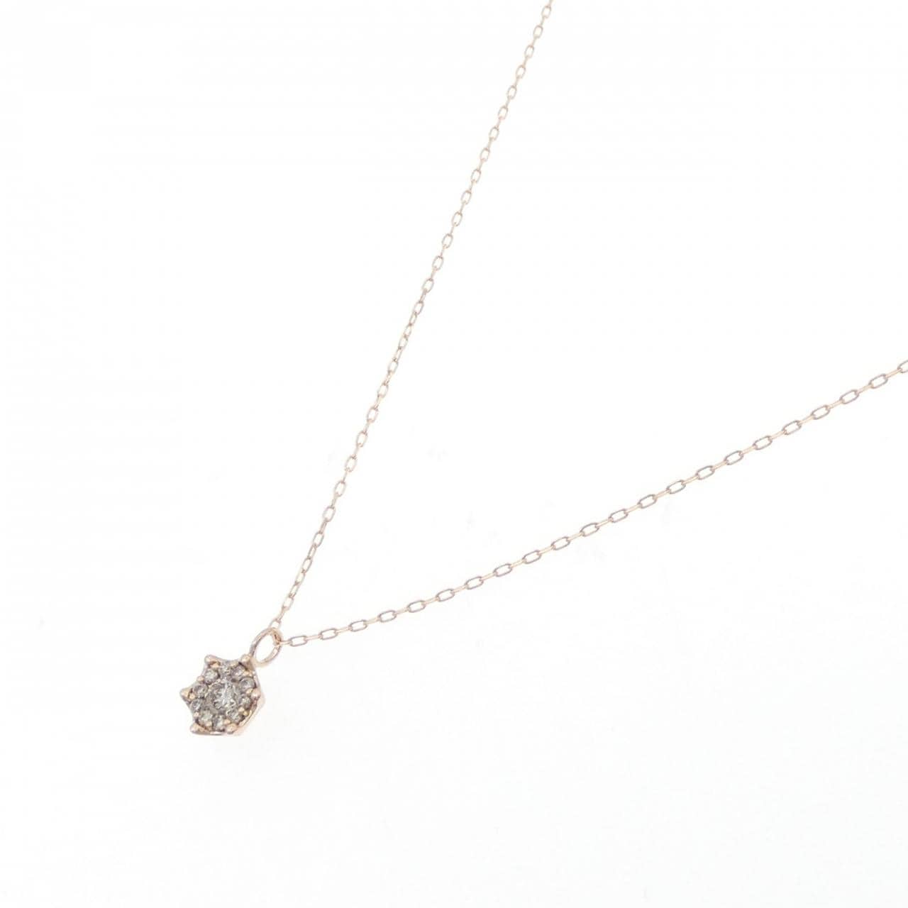 K18PG ダイヤモンド ネックレス 0.31CT