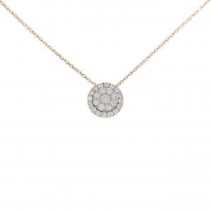 PT900/K18PG ダイヤモンド ネックレス 0.73CT