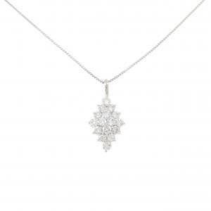 PT900/PT850 ダイヤモンド ネックレス 1.00CT