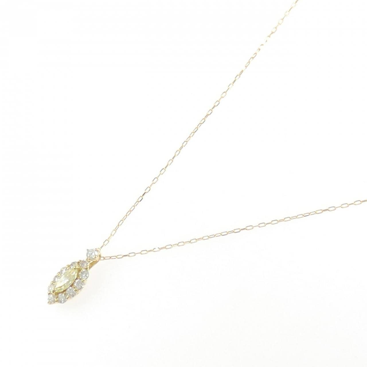 【新品】K18YG ダイヤモンド ネックレス 0.30CT