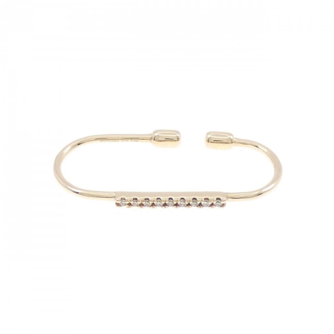 ヒロタカ ミロ イヤーカフ 0.04CT 片耳