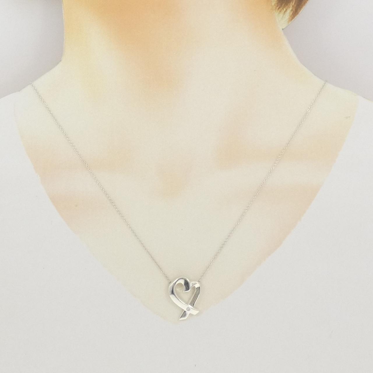 ティファニー ラビングハート ネックレス