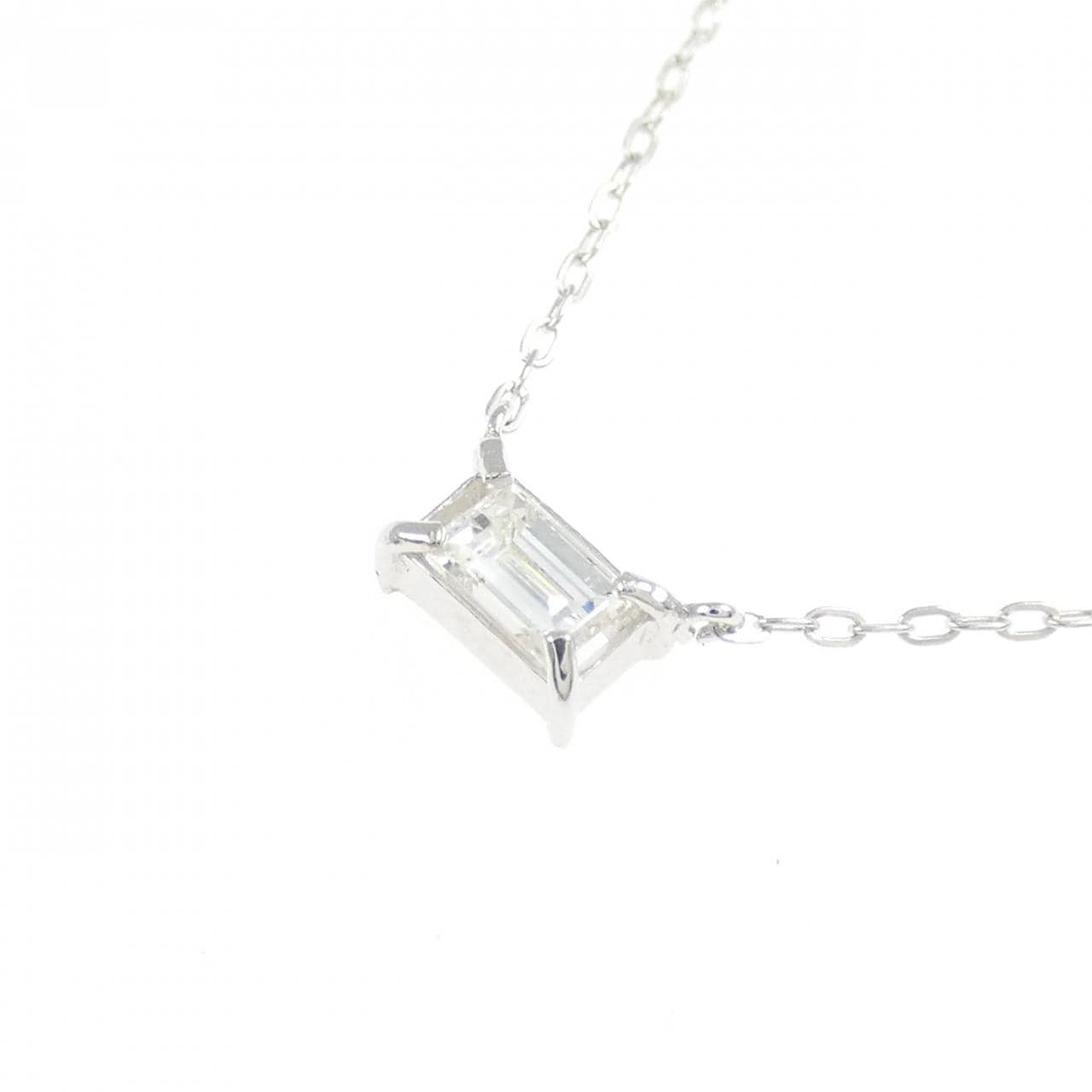 K18WG ダイヤモンド ネックレス 0.20CT