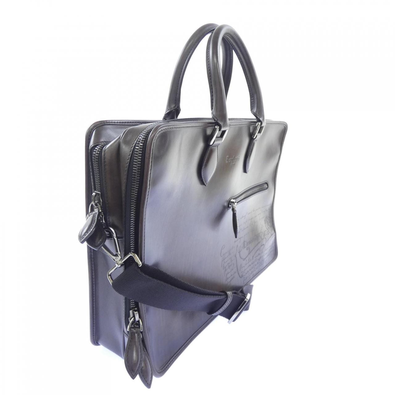 ベルルッティ Berluti ドゥジュールスクリットレザーブリーフケース BAG