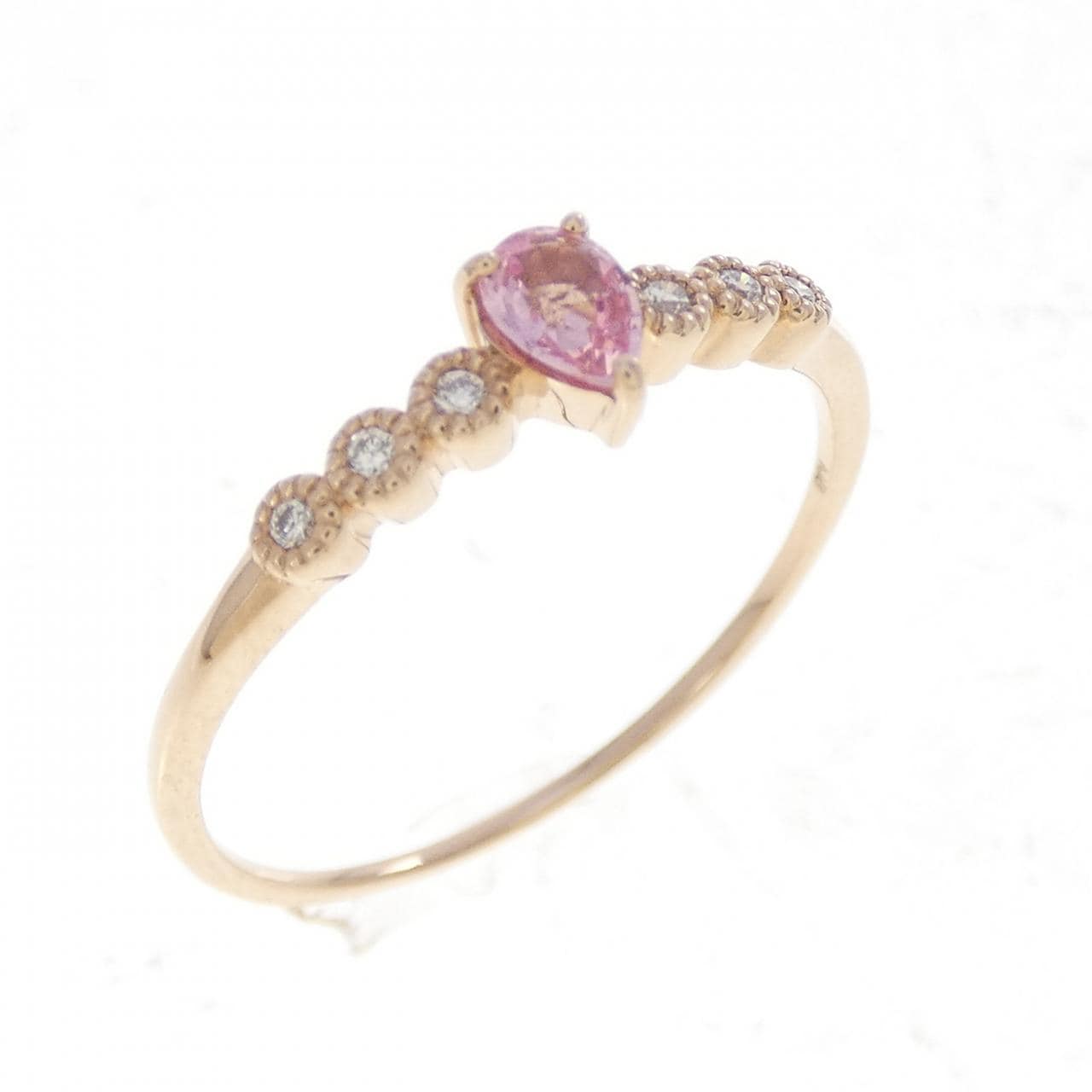 K18PG サファイヤ リング 0.158CT
