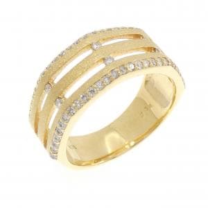 K18YG ダイヤモンド リング 0.34CT