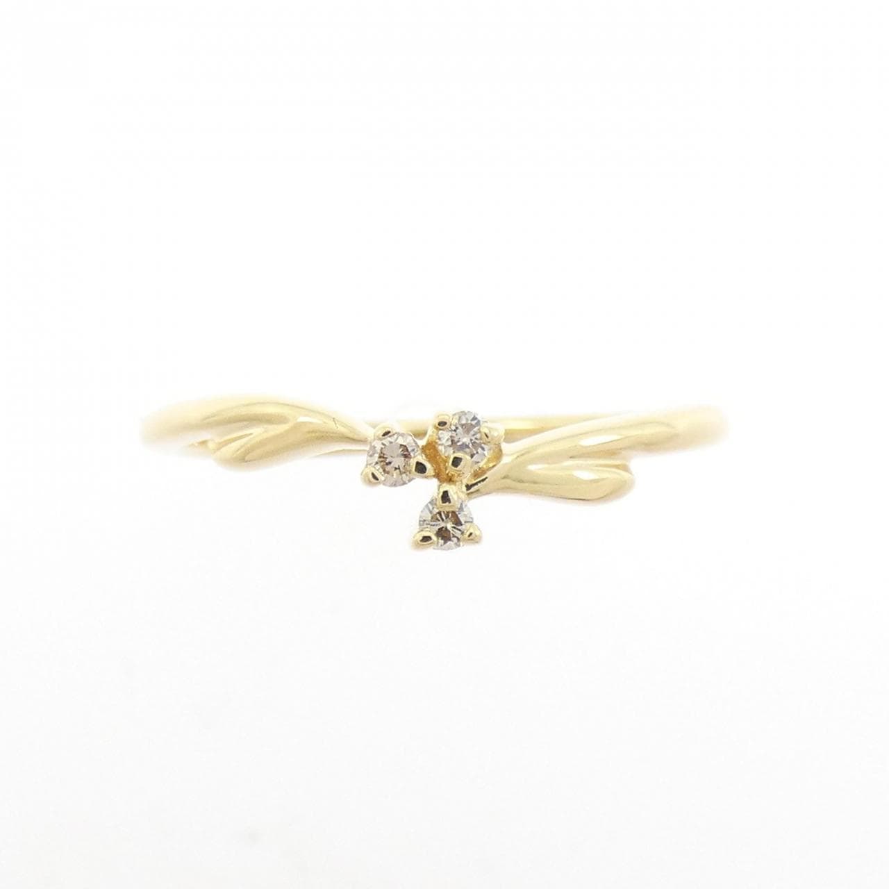 K18YG ダイヤモンド リング 0.05CT
