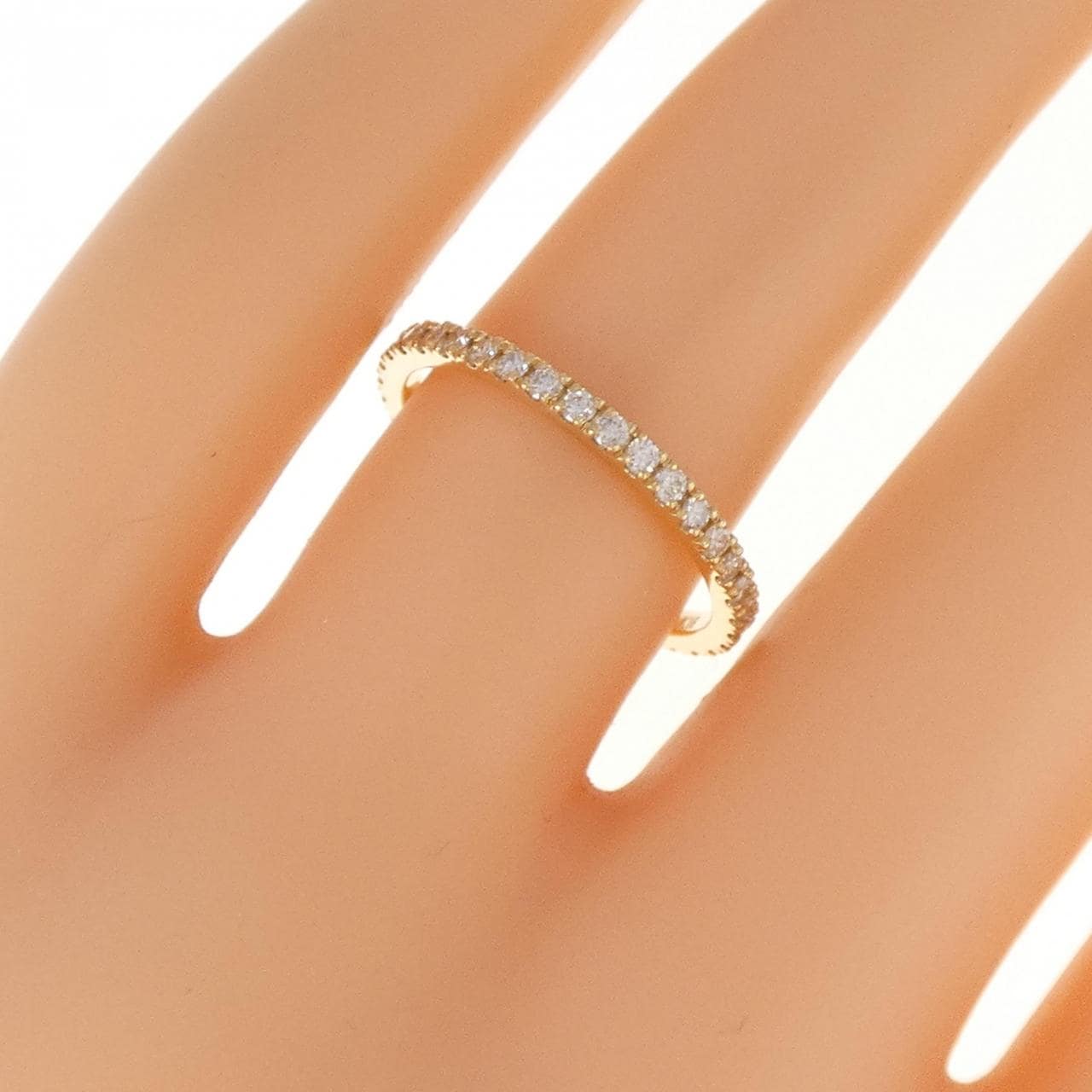 [Remake] K18YG Full Eternity Diamond Ring 0.480CT