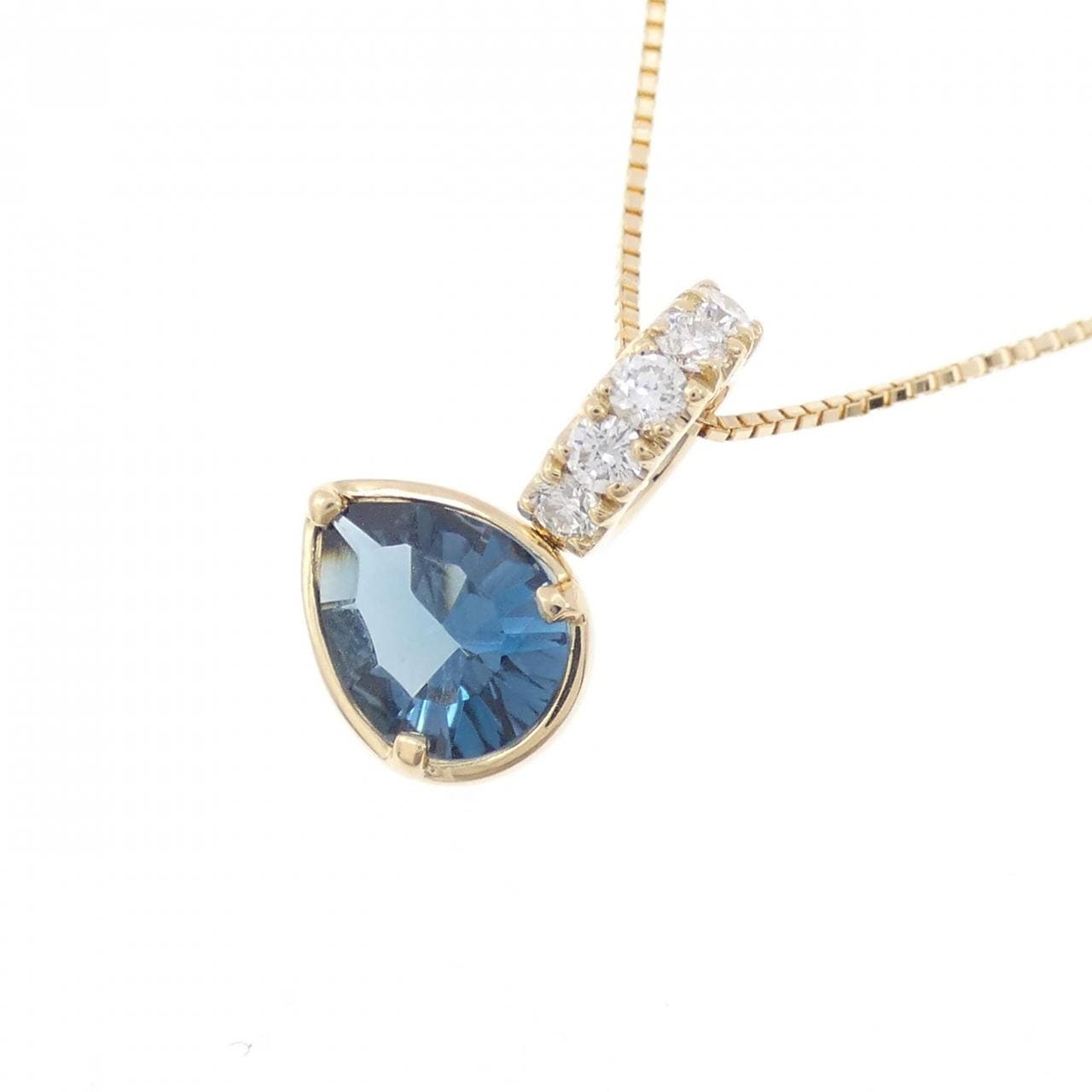 Veretta Ottava Blue Topaz Necklace