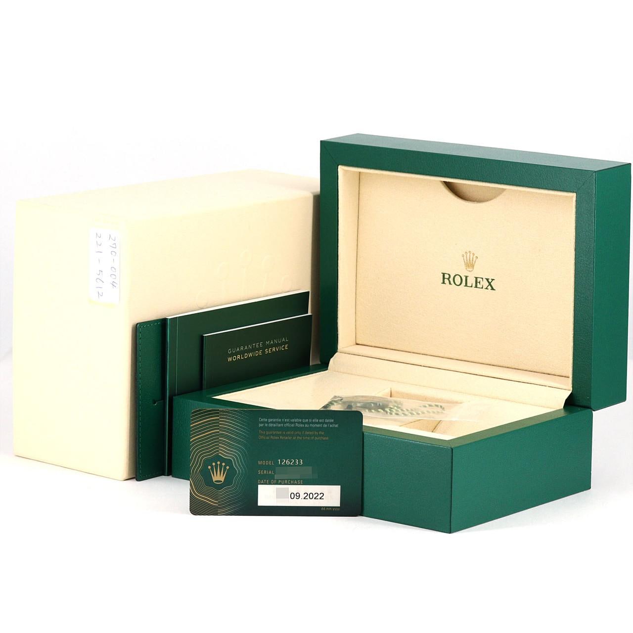 ロレックス デイトジャスト 126233 SSxYG 自動巻 ランダム番