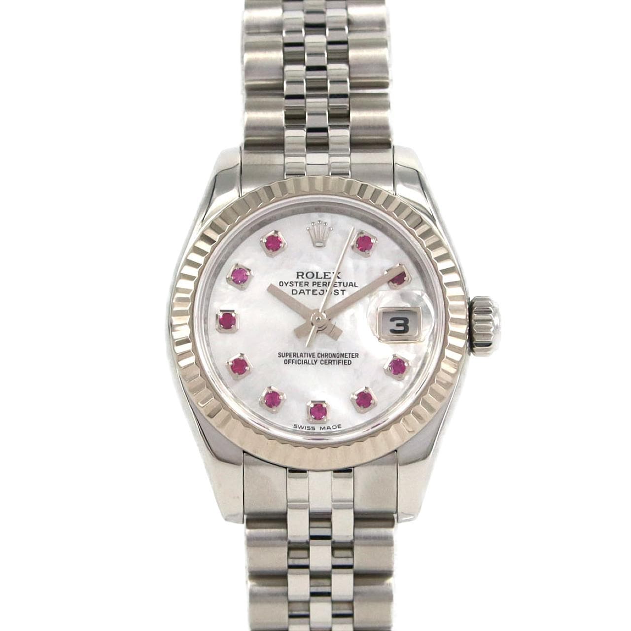 ロレックス デイトジャスト 179174NGR SSxWG 自動巻 Z番