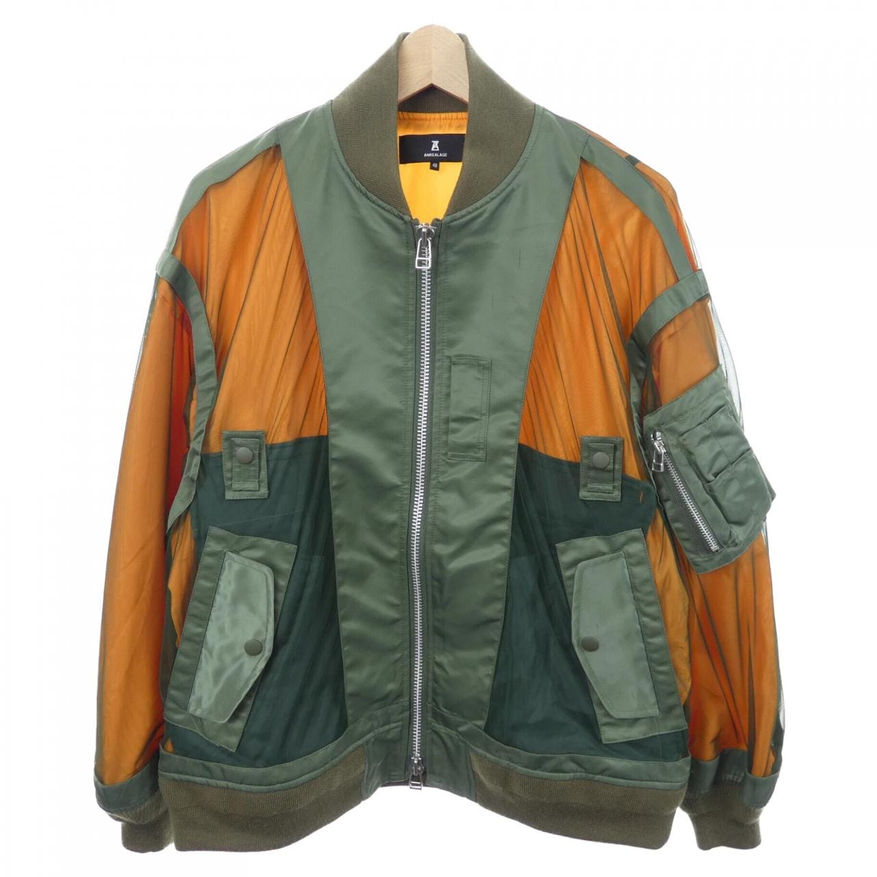 ANREALAGE SKELETON MA-1夾克衫