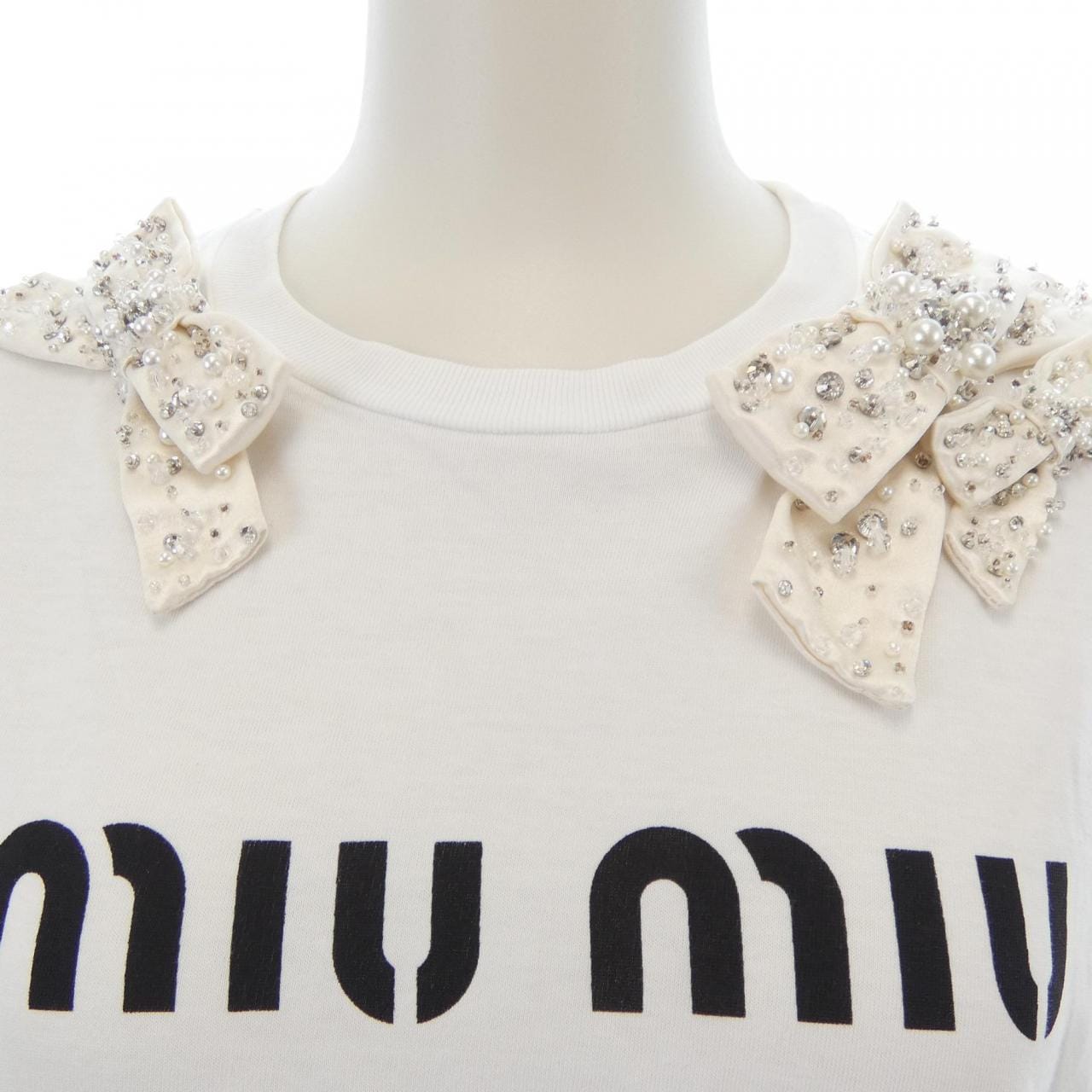 ミュウミュウ MIU MIU MJN292 1YMT Tシャツ