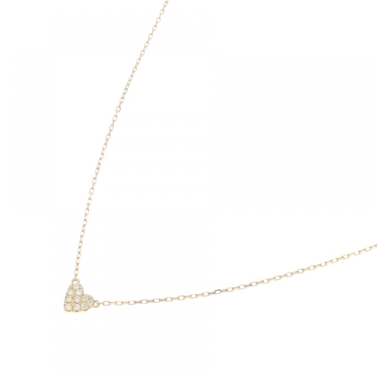 アーカー ハートパヴェ ネックレス 0.05CT