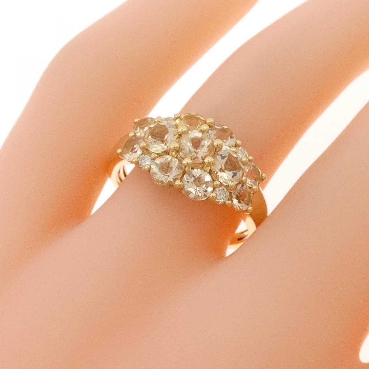 ジーエスティービー インペリアルトパーズ リング 2.00CT