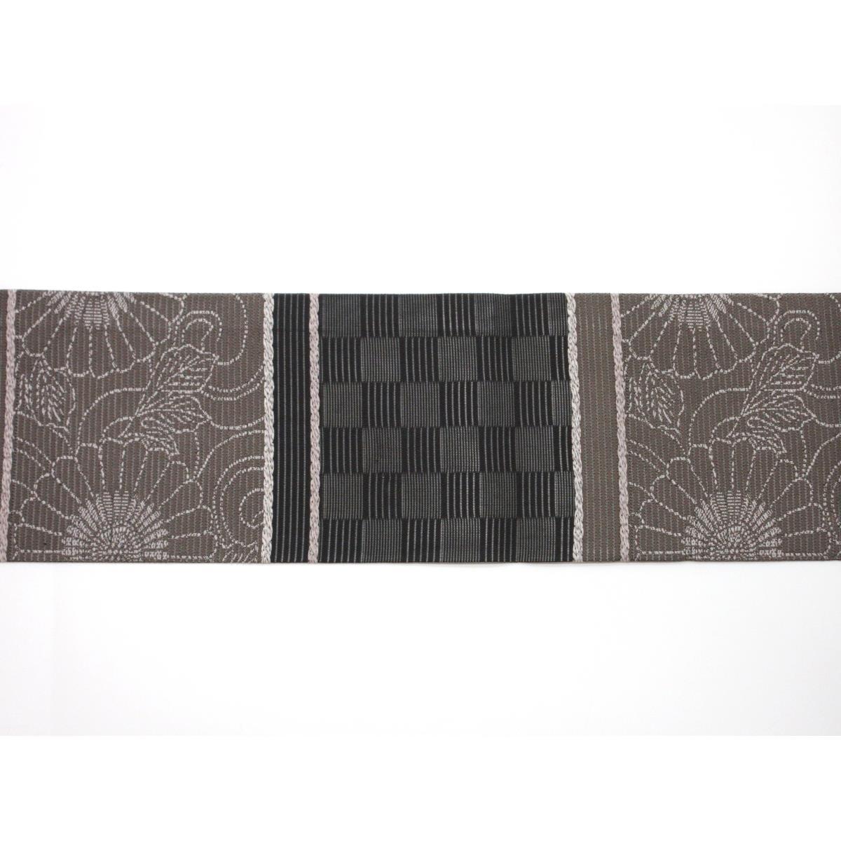 【未使用品】夏名古屋帯　中村勇二郎　南部芳松　全通柄