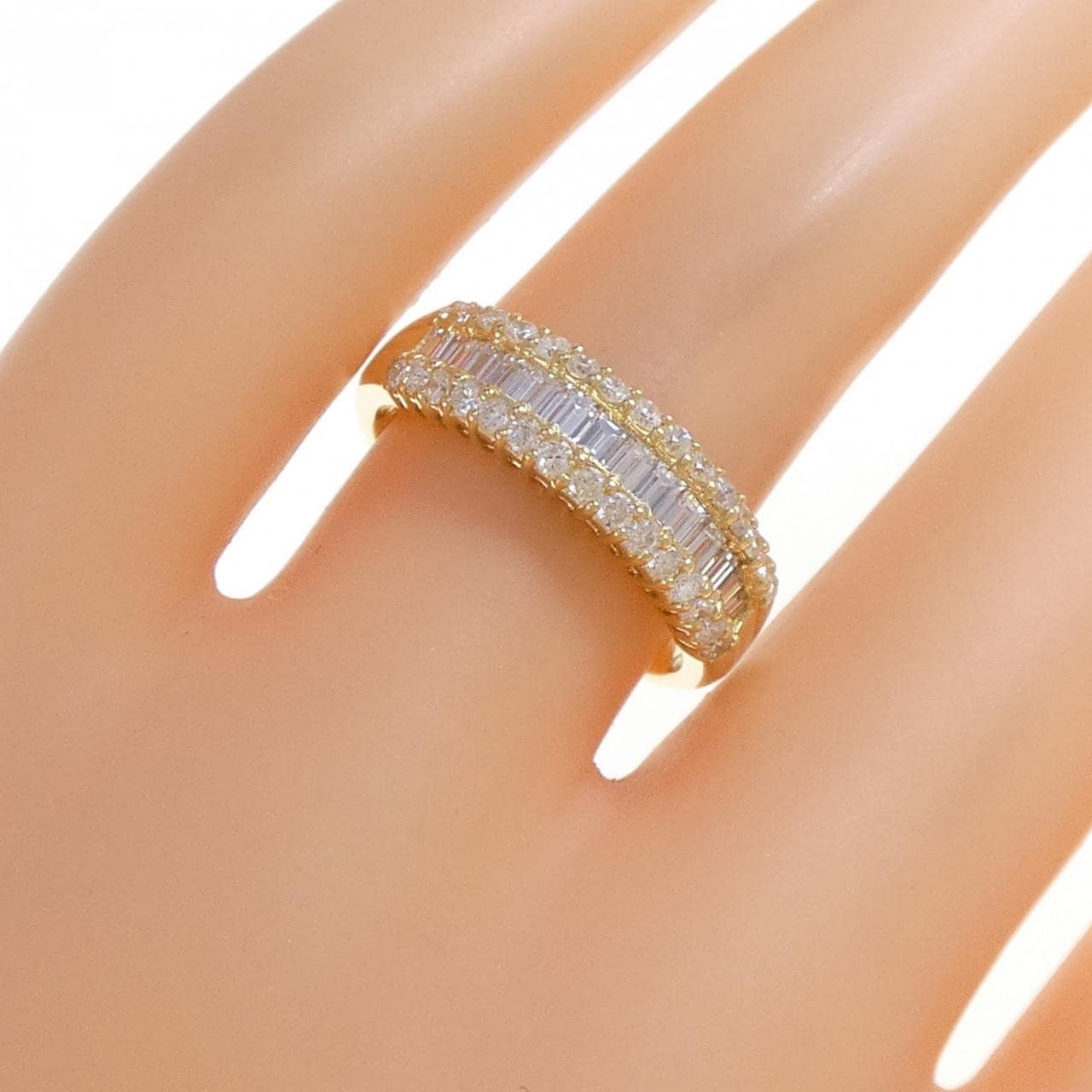 K18YG ダイヤモンド リング 1.00CT