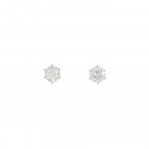 [BRAND NEW] K18YG Diamond earrings 0.429CT 0.410CT G SI2 VG