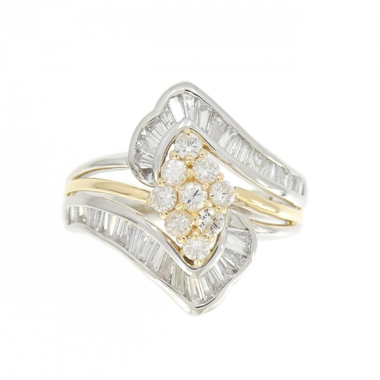PT/K18YG ダイヤモンド リング 1.00CT
