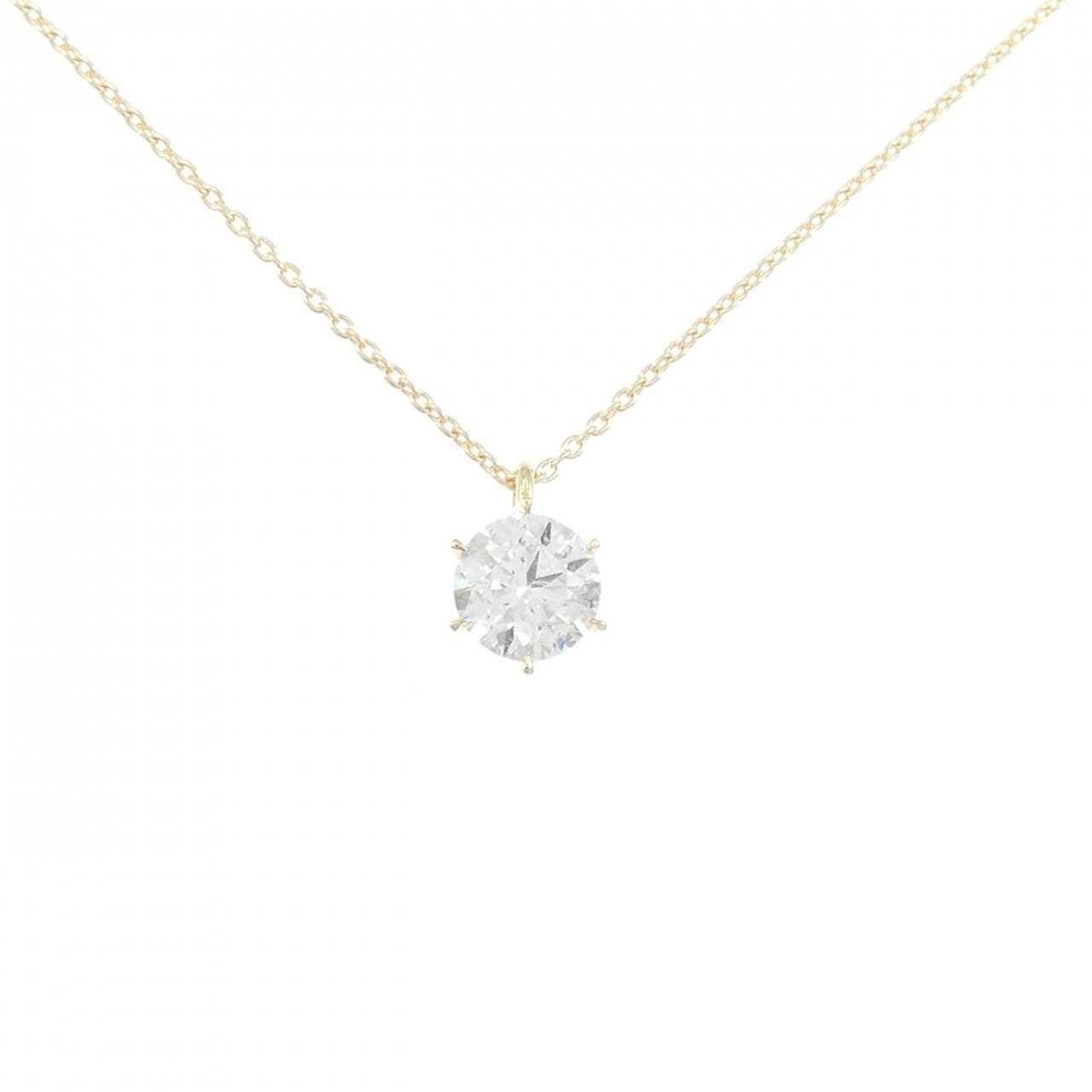 【リメイク】K18YG ダイヤモンド ネックレス 1.065CT I I1 VG